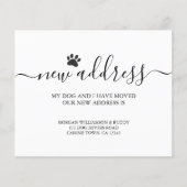 Aankondiging hondenverhuizing (Voorkant)