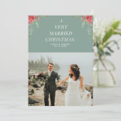 Aankondiging huwelijksfeest met Kerstmis (Staand voorkant)