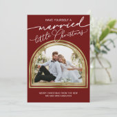 Aankondiging huwelijkskerstfeest (Staand voorkant)