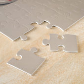 Aankondiging inkomende rookie foto zwangerschap legpuzzel (Zijkant)