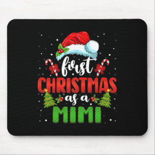 Aankondiging Kerstman Eerste Kerstmis als een Mimi Muismat