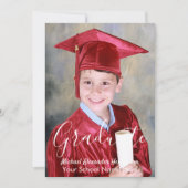 Aankondiging Kinder foto Afstuderen (Voorkant)