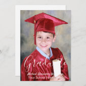 Aankondiging Kinder foto Afstuderen (Voorkant / Achterkant)