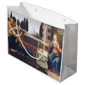 Aankondiging Leonardo da Vinci, 1472-1473 Groot Cadeauzakje (Achterkant Gekanteld)