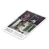 Aankondiging Masculine College Foto Afstuderen Magneet (Linkerzijde)