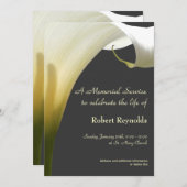 Aankondiging Memorial Service (Voorkant / Achterkant)