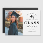 Aankondiging minimale Afstuderen foto's (Voorkant / Achterkant)