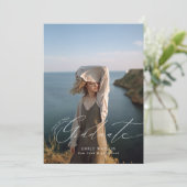 Aankondiging minimalistisch Afstuderen van Arch Ph (Staand voorkant)