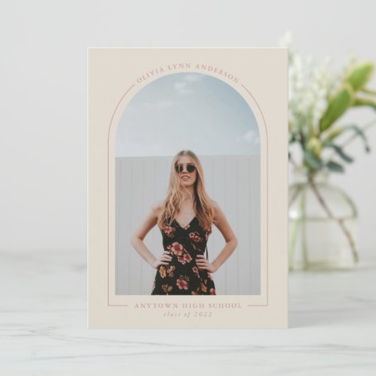 Aankondiging modern Afstuderen (Staand voorkant)