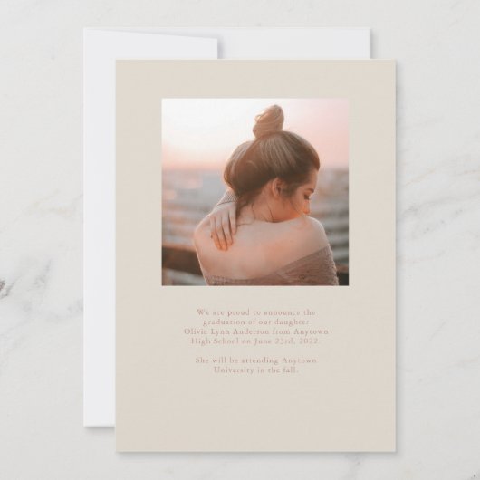 Aankondiging modern Afstuderen (Achterkant)