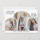 Aankondiging modern Afstuderen fotocollage (Voorkant)