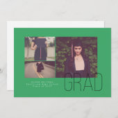 Aankondiging modern Afstuderen offset- (Voorkant / Achterkant)