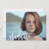 Aankondiging modern Afstuderen penseeltype (Voorkant)