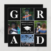 Aankondiging modern fotoAfstuderen 4 (Voorkant / Achterkant)