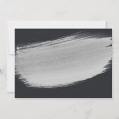 Aankondiging modern zwart Verloving (Achterkant)