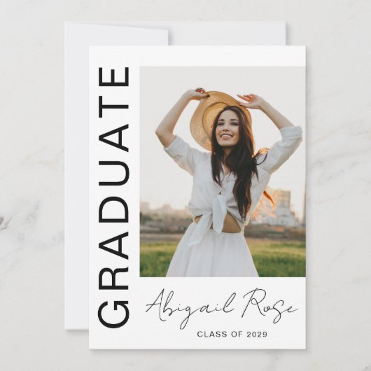 Aankondiging moderne verticale 2023-fotokaart (Voorkant)