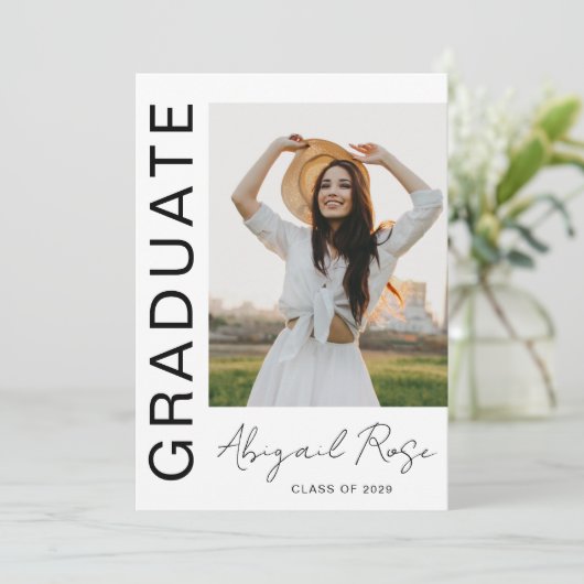 Aankondiging moderne verticale 2023-fotokaart (Staand voorkant)