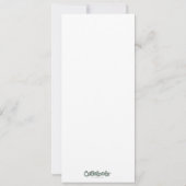 Aankondiging najaar geboorte (Achterkant)