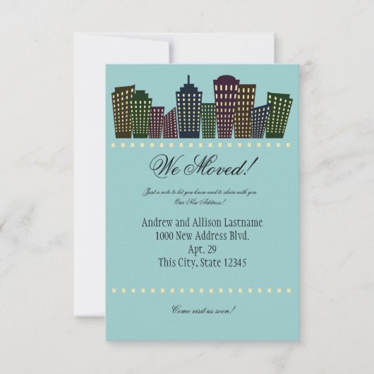 Aankondiging nieuw adres Big City (Voorkant)