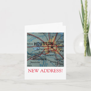 Aankondiging nieuw adres Houston