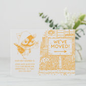 aankondiging nieuw huisadres (Staand voorkant)