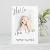 Aankondiging nieuwe Baby (Staand voorkant)