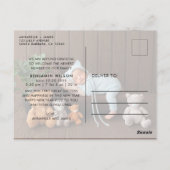 Aankondiging nieuwjaars New Love Birth Briefkaart (Achterkant)