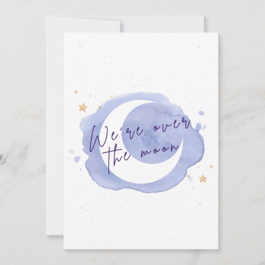 Aankondiging of uitnodiging van het baby shower (Voorkant)