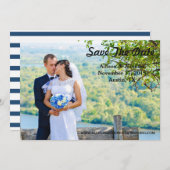 Aankondiging om de datum te reserveren (Voorkant / Achterkant)