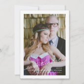 Aankondiging om de datum te reserveren (Voorkant)