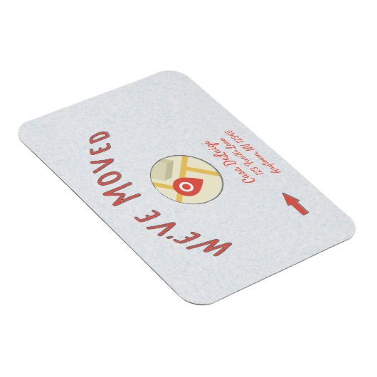 Aankondiging online computerkaartpictogram magneet (Rechterzijde)