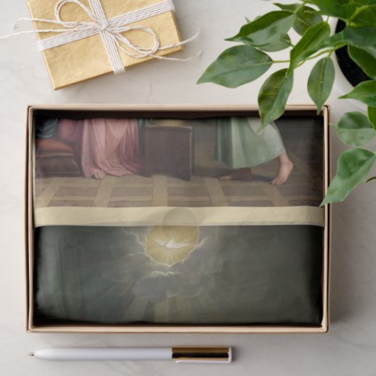 Aankondiging, ontkoppeling tissuepapier (Geschenk)