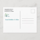 Aankondiging over de minimalistische blauwe bessen (Achterkant)