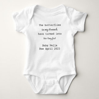 Aankondiging persoonlijke achternaam Baby Bodysuit