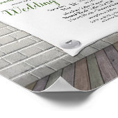 Aankondiging Protea - Strelitzia Flower Poster (Hoek)