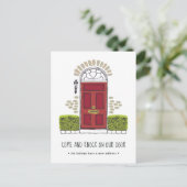 Aankondiging rode deurbewegingen (Staand voorkant)