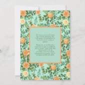 Aankondiging Roos  Blauwgroen Afstuderen (Achterkant)