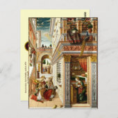 Aankondiging, Saint Emidius en een ufo Briefkaart (Voorkant / Achterkant)