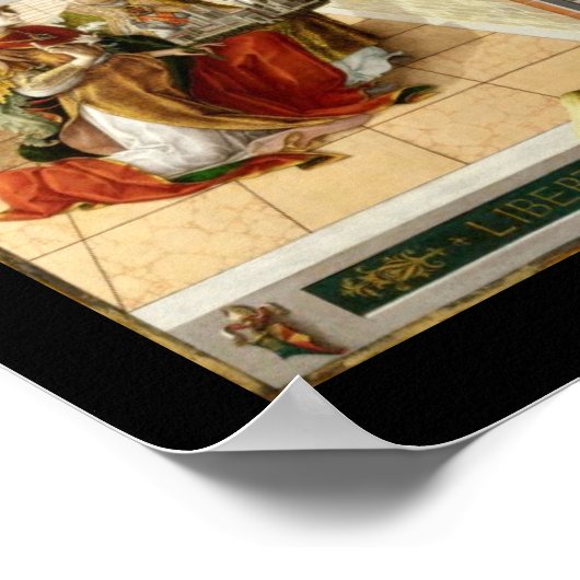 Aankondiging, Saint Emidius en een ufo Poster (Hoek)