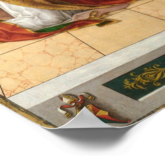 Aankondiging, Saint Emidius en een ufo Poster (Hoek)