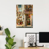 Aankondiging, Saint Emidius en een ufo Poster (Thuiskantoor)