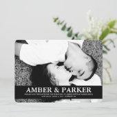 Aankondiging Save the Date | 2Names (Staand voorkant)