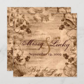 Aankondiging "Save the Date" aan zee (Voorkant / Achterkant)