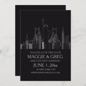 Aankondiging "Save The Date" New York City (Voorkant / Achterkant)