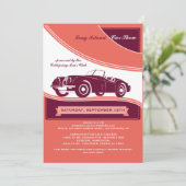 Aankondiging Show van Classy Motorcar/Uitnodiging (Staand voorkant)