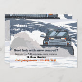 Aankondiging sneeuwploeg verwijderen (Voorkant / Achterkant)