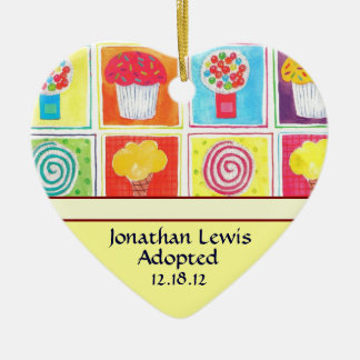 Aankondiging snoep Sweets Adoption Keramisch Ornament