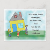 Aankondiging thuisverplaatsing (Voorkant)