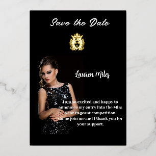 aankondiging tijdens de optocht