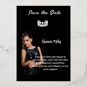 aankondiging tijdens de optocht